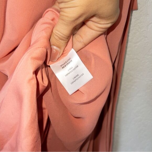 New Hutch x ModCloth Pink Fluttering Of My Heart Maxi Wrap‎ Dress Size 4X - Picture 6 of 9